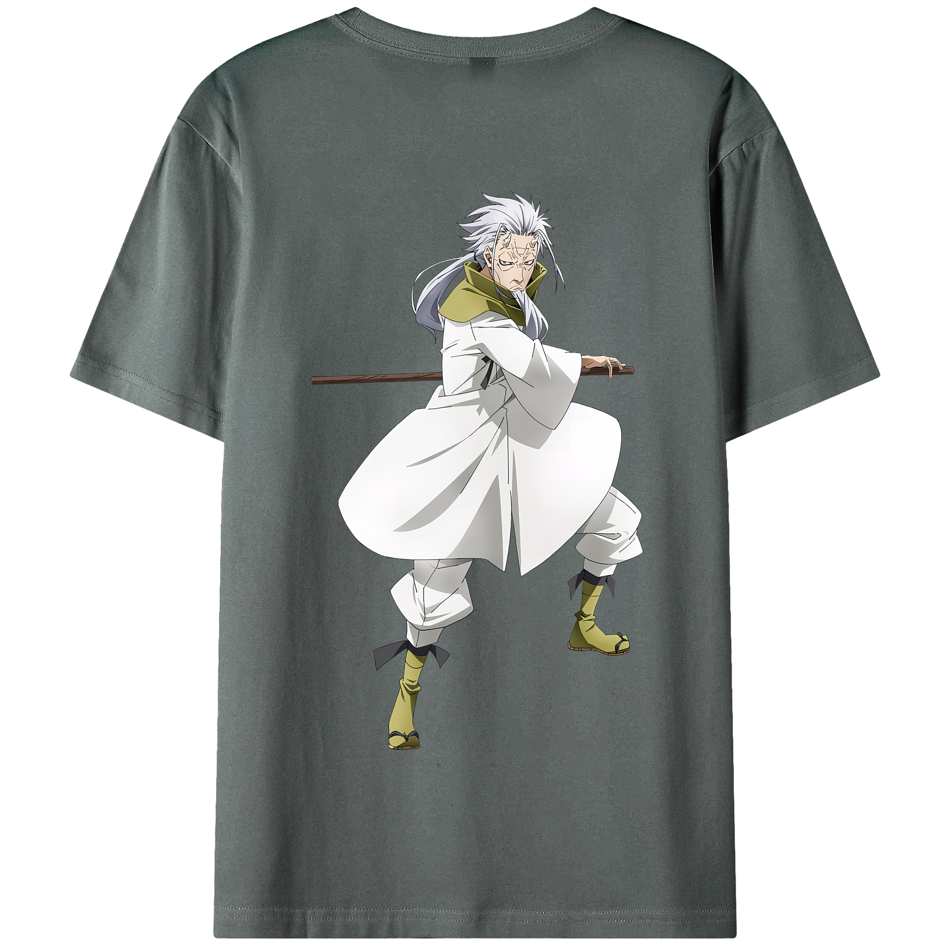 （画像用） 転スラ Regarding Reincarnated to Slime 綿100％半袖Tシャツ（背面プリント）